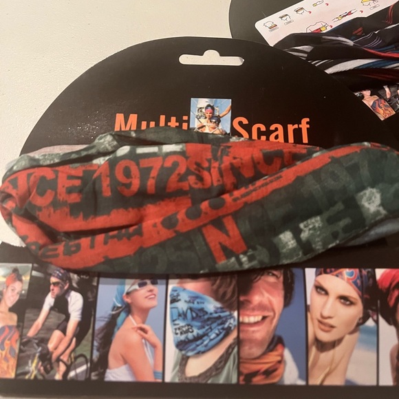 2 Multifunctional Headwear Scarf Set lot - Picture 2 of 3